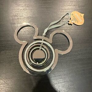 Disney Silver Mickey Mouse Ornament